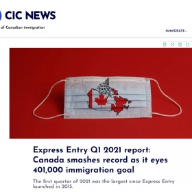 加拿大EE抽选量创历史新高！