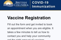BC省疫苗预约系统开放！18岁以上都能打！