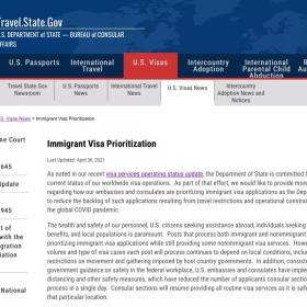 美国使领馆按优先级处理移民签证，快看看你属于哪一级？