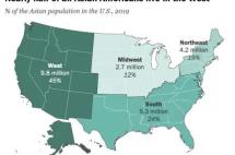 美国亚裔移民报告，华裔人口最多！印度裔受教育程度、收入最高！