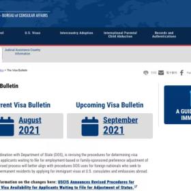 美国移民9月排期出炉：EB-1依然没有排期，EB-2延续大幅前进势头
