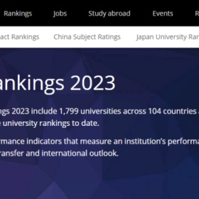 2023泰晤士THE世界大学排名发布，盘点四大高校排名参考指标及侧重点