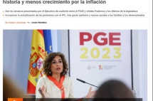 西班牙2023年预算案出炉！中产及劳动阶级将成为最大受益群体