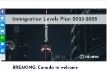 加拿大公布2023-2025年移民计划，未来三年将接收145万新移民