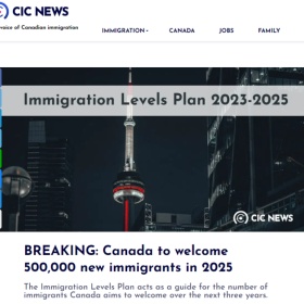 移民幫加拿大公布2023-2025年移民計劃，未來三年將接收145萬新移民