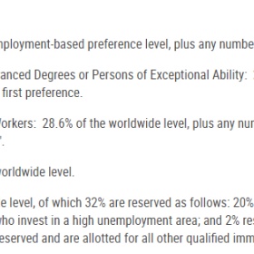 2023财年美国职业移民绿卡配额19.7万张！EB-1和EB-5能分到多少张？
