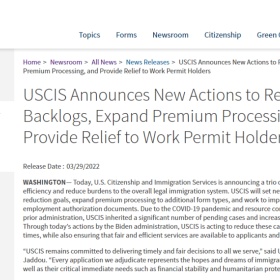 美国移民局大动作：大面积放开加急申请，这三条绿卡通道可加急提速