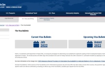 2022年美国移民8月排期公布！EB1保持无排期，EB3前进一月