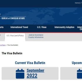 2022年美国移民10月排期公布：EB-1继续无排期，EB-5倒退9个月！