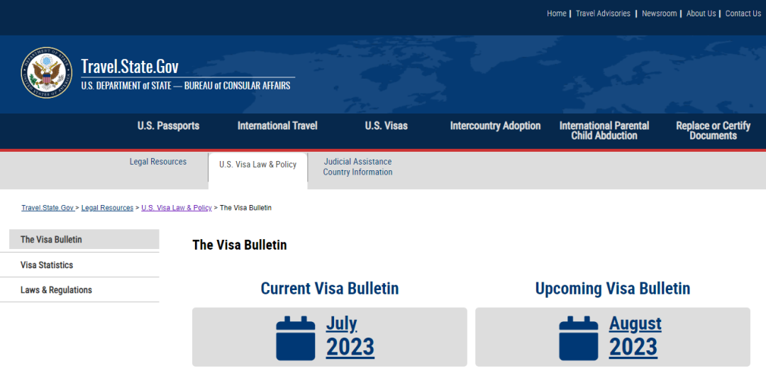 美国移民2023年8月排期：EB-1再现全球排期，EB-5预留签证类保持无排期