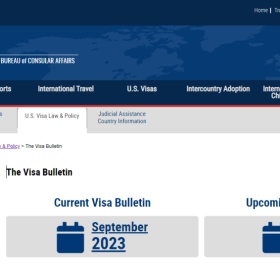 美国移民2023年10月排期：表B大幅前进一年，EB-5无排期拿身份的好时机