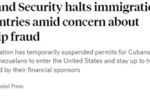 绿卡吹了，美国禁止这四国移民入境