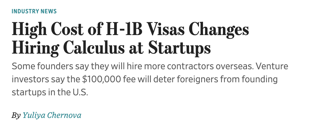 H-1B工签10万美元申请费事件持续发酵！沃尔玛等多家巨头“停办”！