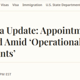 移民帮印度遭殃！美国H-1B面签被大规模取消！中国申请人也要当心了！