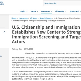 移民帮AI盯上你了！美国将成立全新“审查中心”！