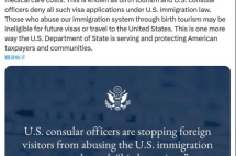 一周资讯 | 美国宣布拒签“赴美生育”，加拿大SUV移民项目获批率高达83%