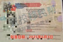 从体检到贴签仅用一天！恭喜W女士成功贴签马来西亚第二家园！