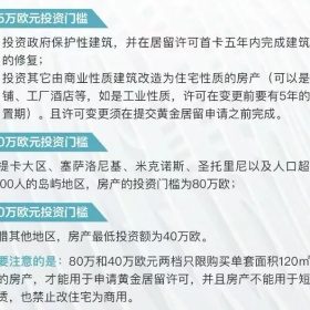 移民帮申根区最后的购房移民通道，已亮起黄灯！