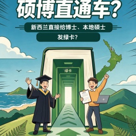 移民帮新西兰直接给博士、本地硕士发绿卡？